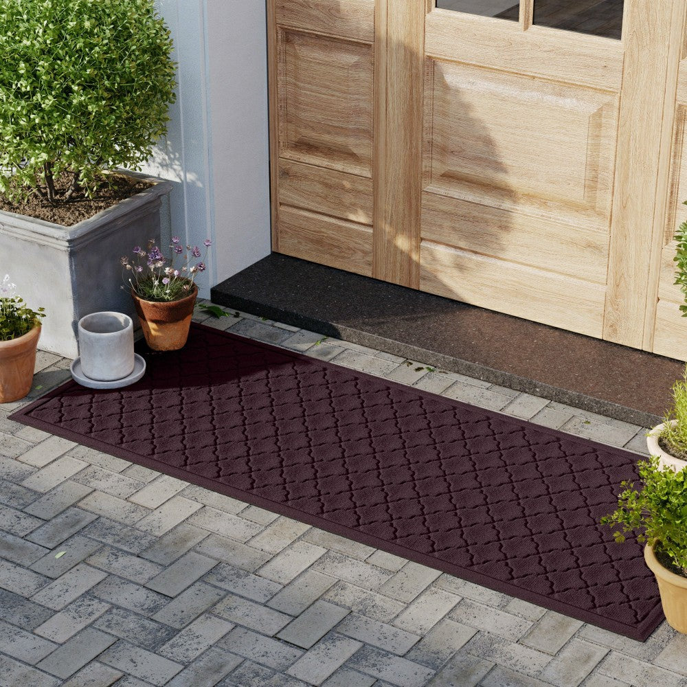 Plow & Hearth WaterHog® Indoor/Outdoor Geometric Doormat, 22" x 60"