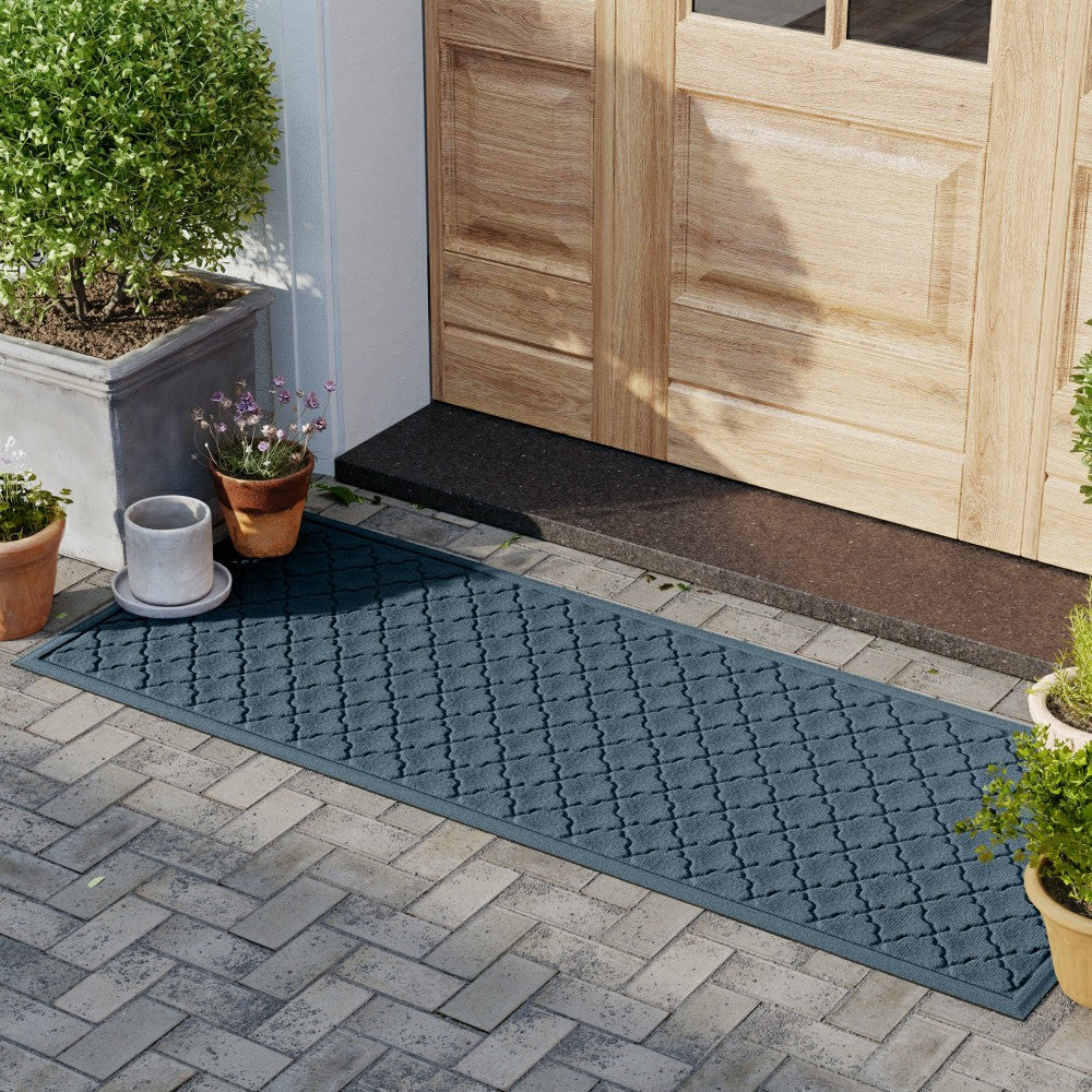 Plow & Hearth WaterHog® Indoor/Outdoor Geometric Doormat, 22" x 60"