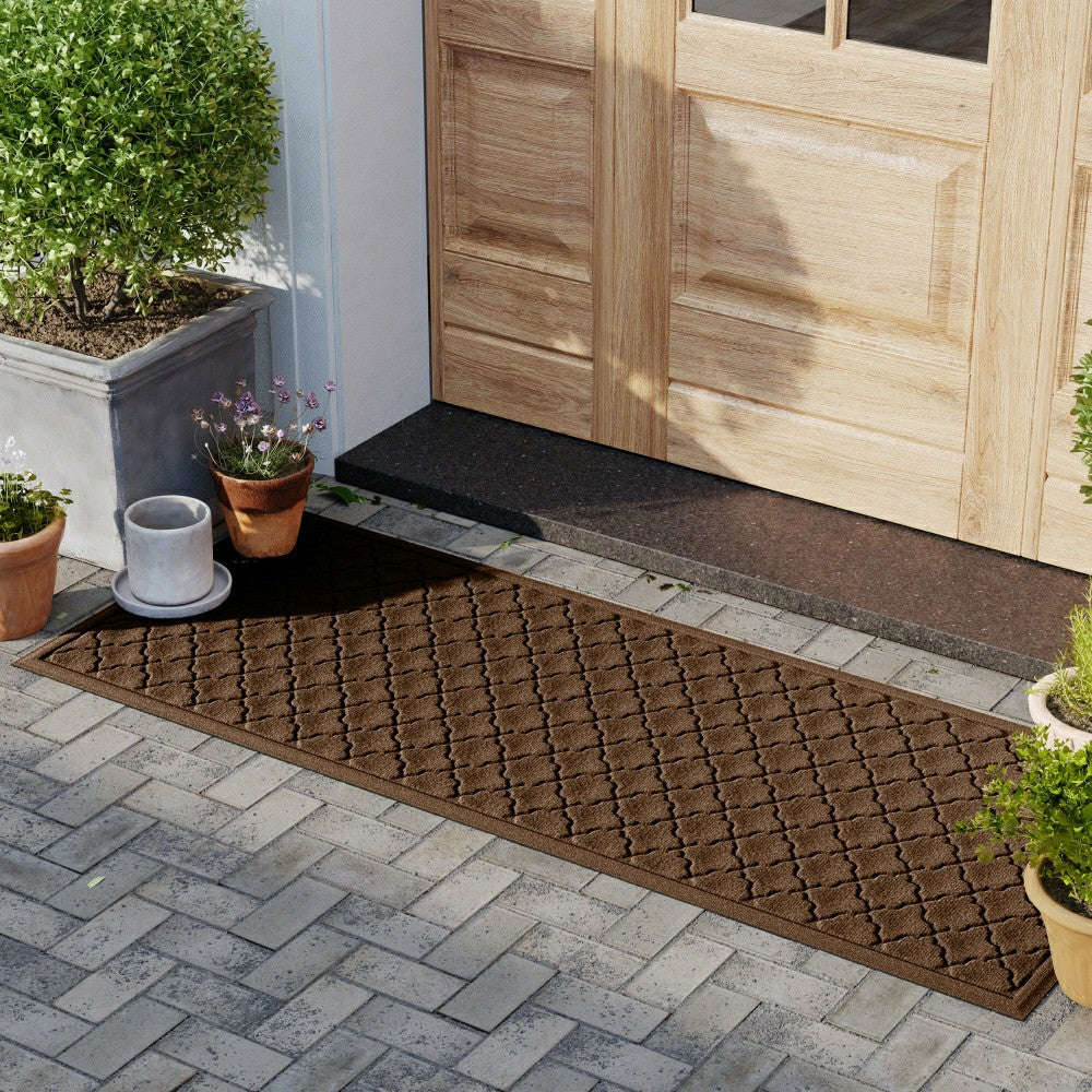 Plow & Hearth WaterHog® Indoor/Outdoor Geometric Doormat, 22" x 60"