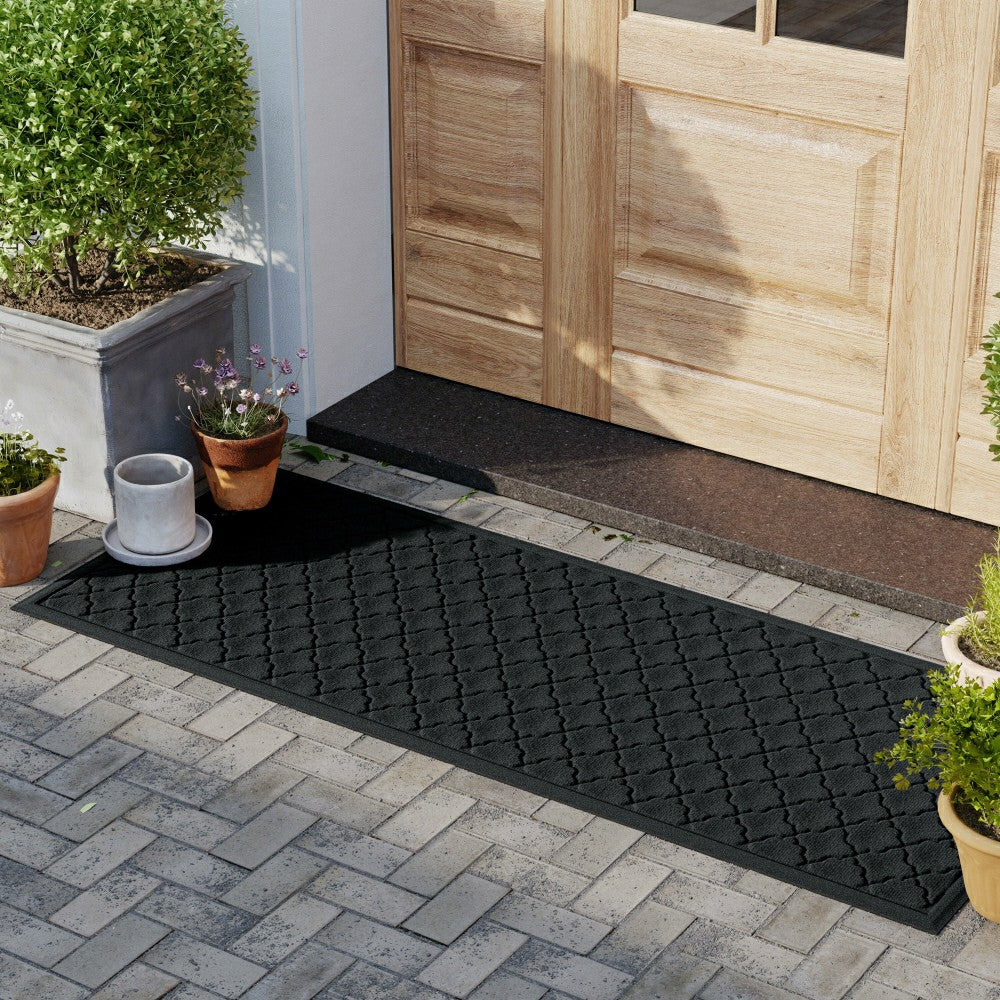 Plow & Hearth WaterHog® Indoor/Outdoor Geometric Doormat, 22" x 60"