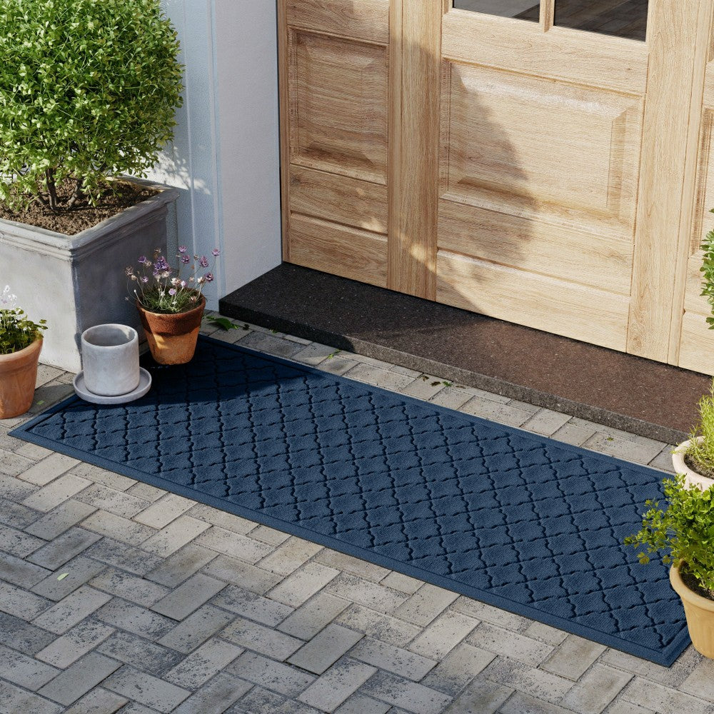 Plow & Hearth WaterHog® Indoor/Outdoor Geometric Doormat, 22" x 60"