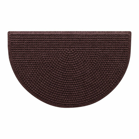 Plow & Hearth WaterHog® Indoor/Outdoor Cubes Half-Round Doormat, 24" x 39"