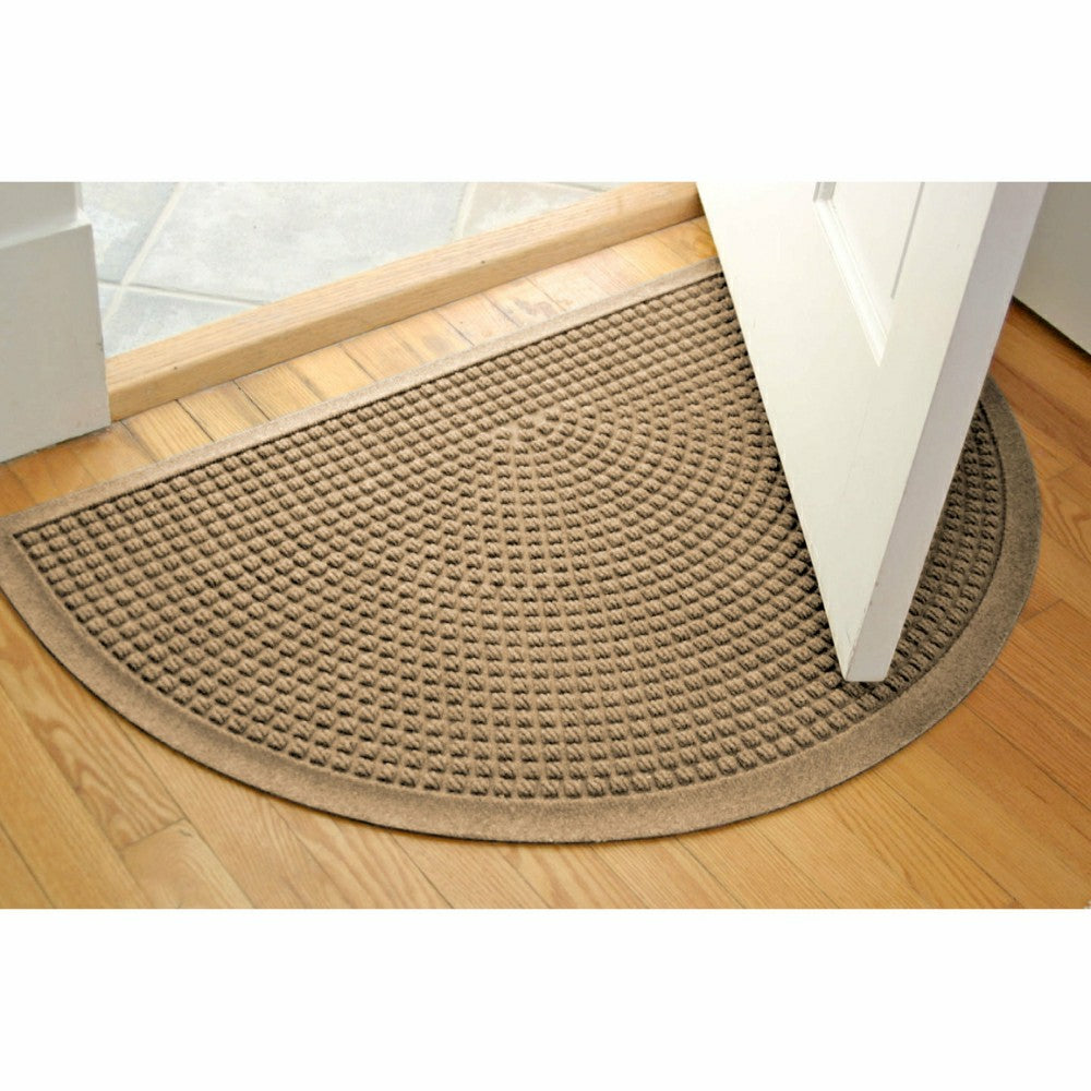 Plow & Hearth WaterHog® Indoor/Outdoor Cubes Half-Round Doormat, 24" x 39"
