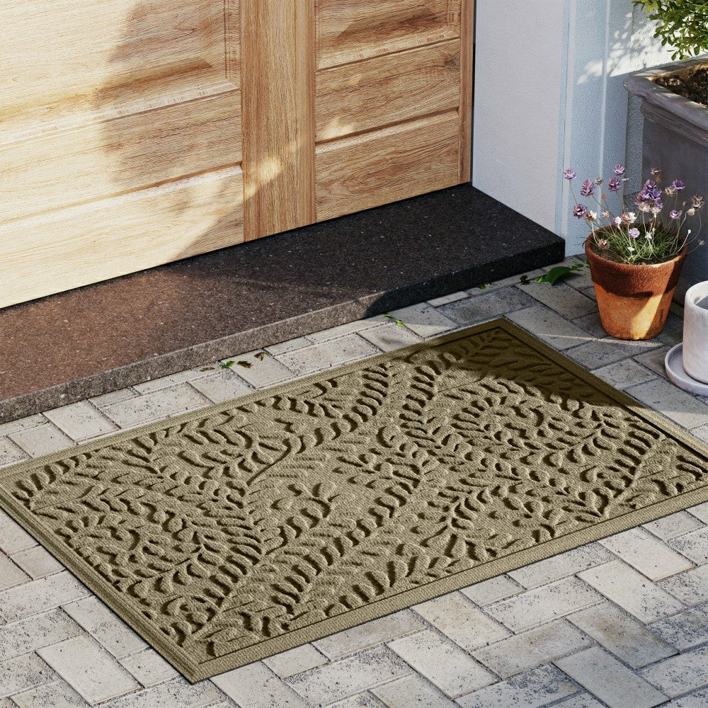 Plow & Hearth WaterHog® Indoor/Outdoor Leaves Doormat, 22" x 60"