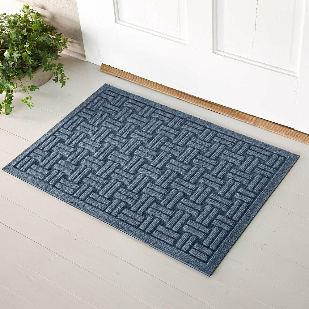 Plow & Hearth WaterHog® Basket Weave Doormat, 20" x 30"