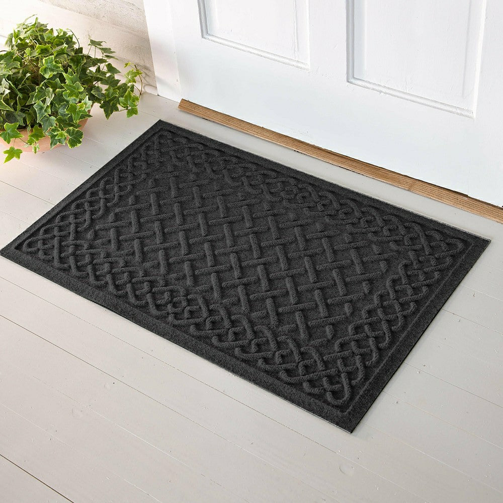 Plow & Hearth WaterHog® Cable Weave Doormat, 2' x 5'