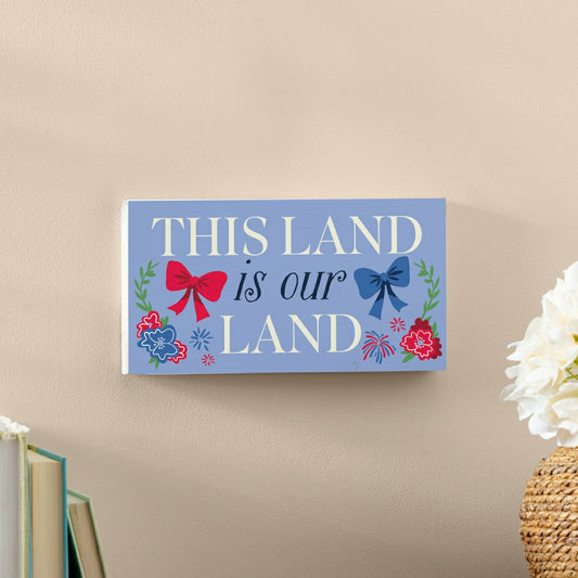 Plow & Hearth Americana Hanging Signs w/rope Landscape (11“x6”)​