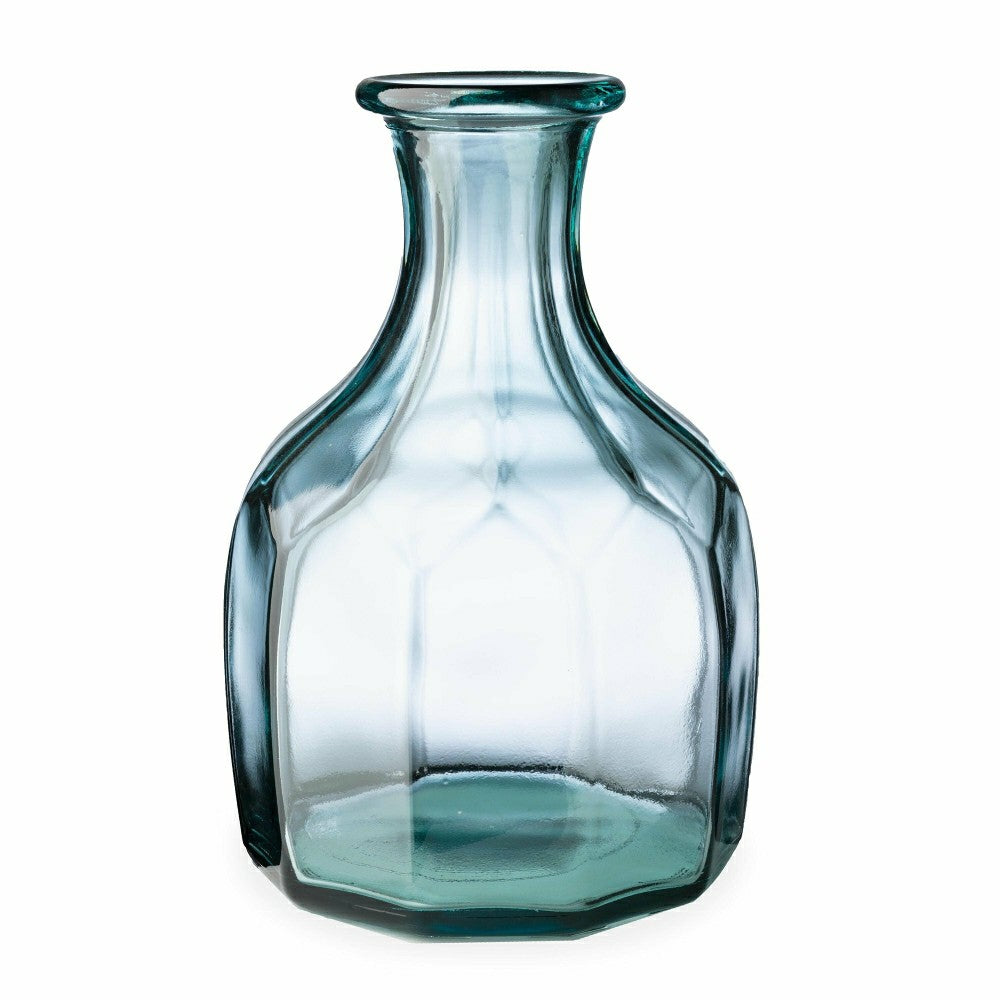Plow & Hearth Zeta Geometric Recycled Glass Vase