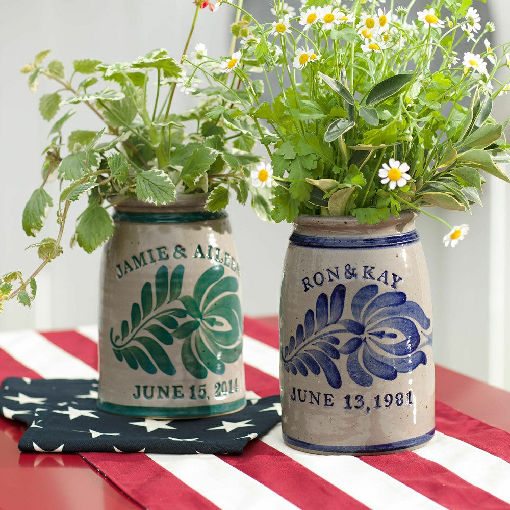 Plow & Hearth Personalized Wedding Crock