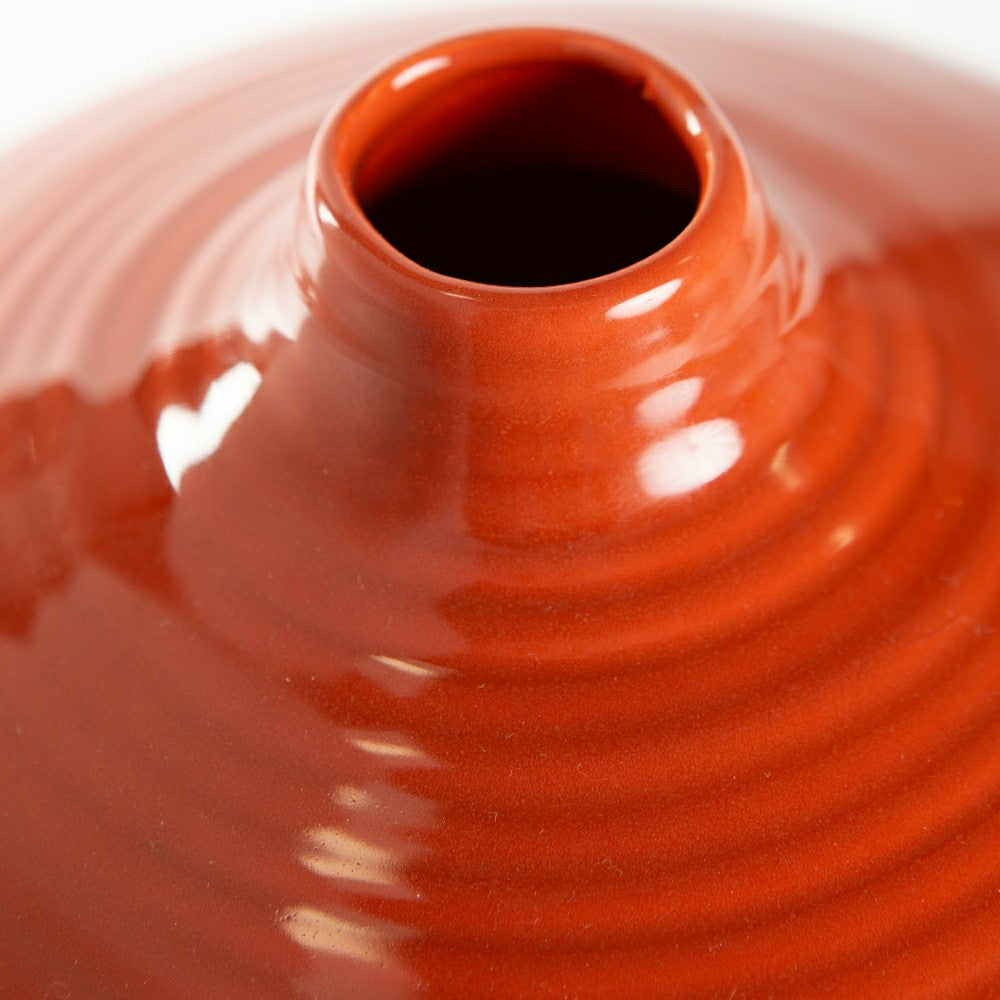 Plow & Hearth Handmade Small Round Clay Alexandria Vase