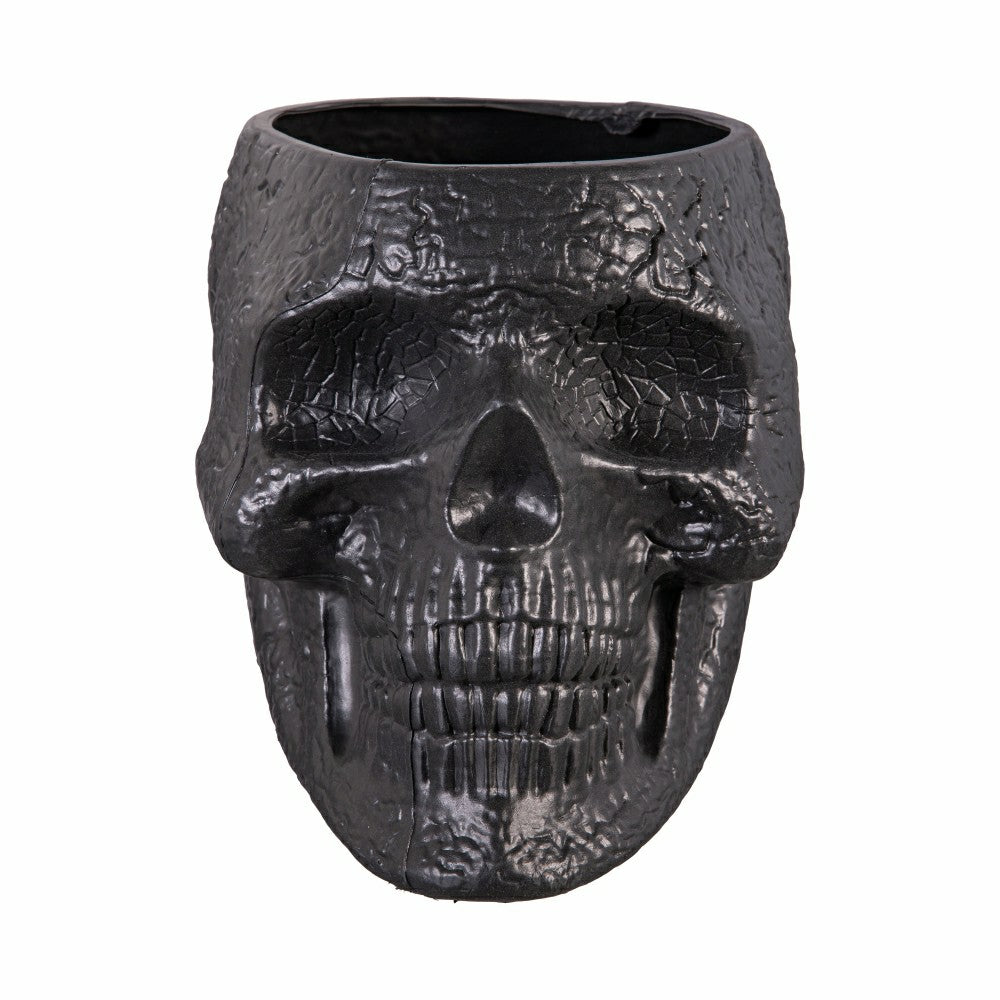 Plow & Hearth Skull shaped planter pot, 11"x 16"x 11.5"