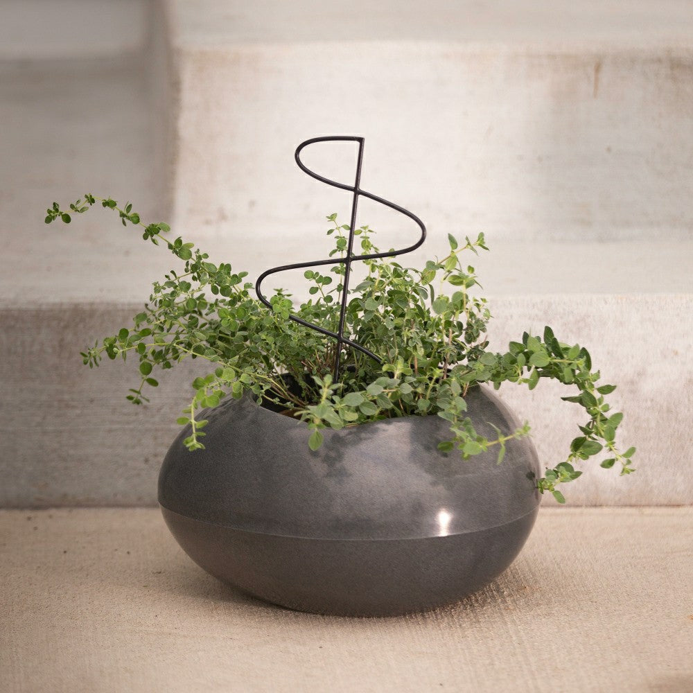 Plow & Hearth Globe Stone Planter