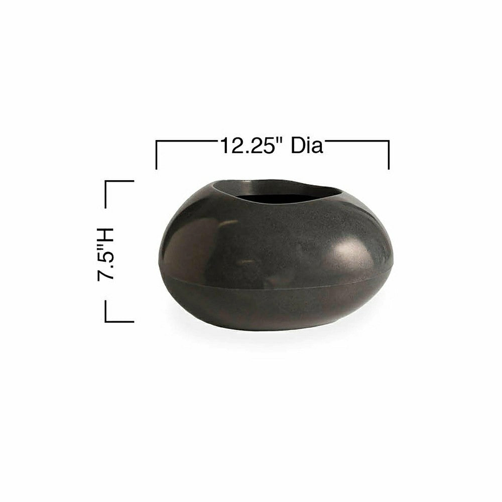 Plow & Hearth Globe Stone Planter