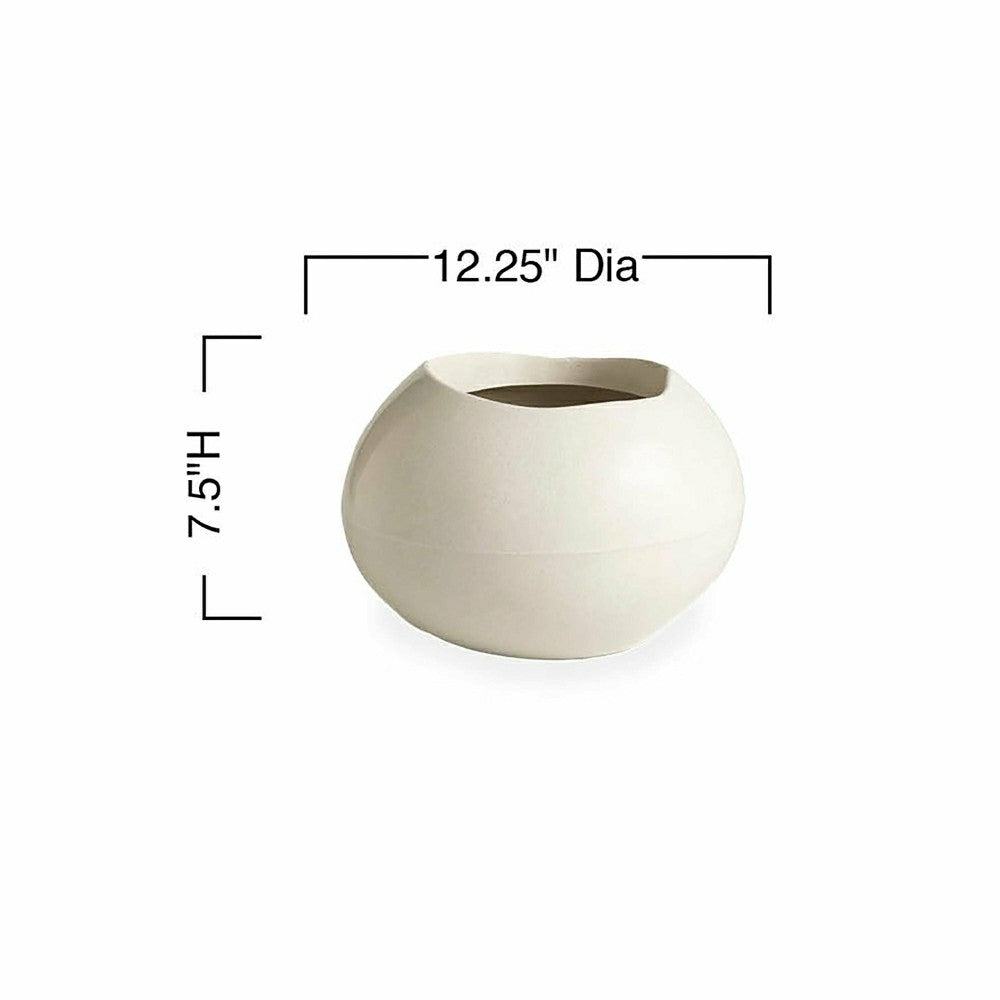Plow & Hearth Globe Stone Planter