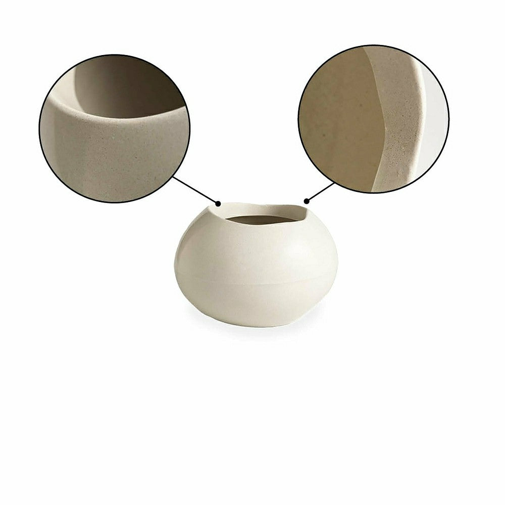 Plow & Hearth Globe Stone Planter