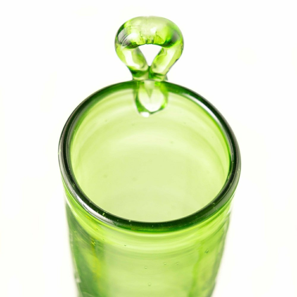 Plow & Hearth Wall Mount Cylinder Glass Decorative Vases, Set of 2