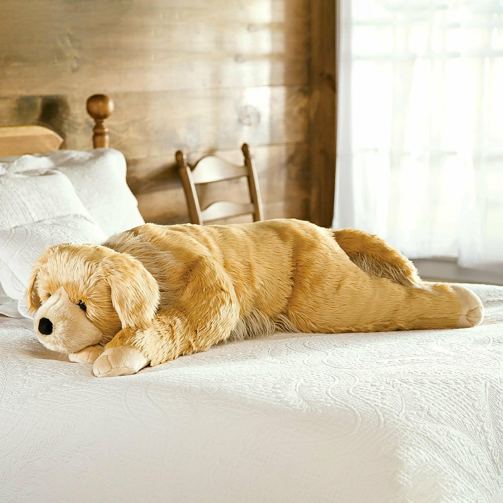 Plow & Hearth Golden Retriever Body Pillow