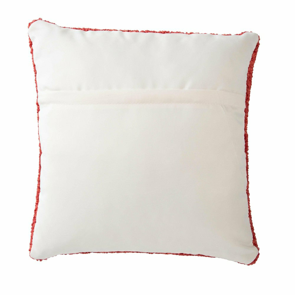 Plow & Hearth Indoor/Outdoor Birdhouse Hooked Polypropylene Throw Pillow