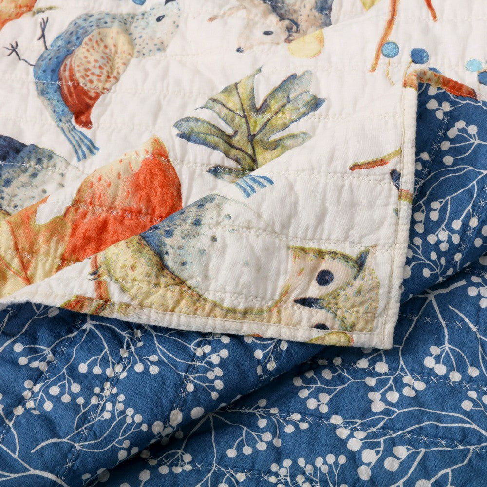 Plow & Hearth Patterned Quilted Throw
