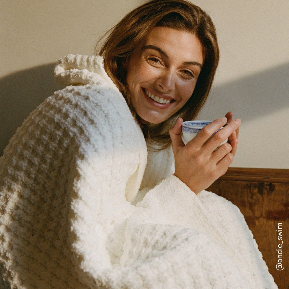 Plow & Hearth Waffle Lightweight Throw