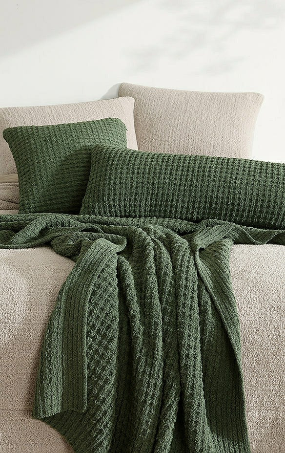 Plow & Hearth Waffle Lightweight Throw
