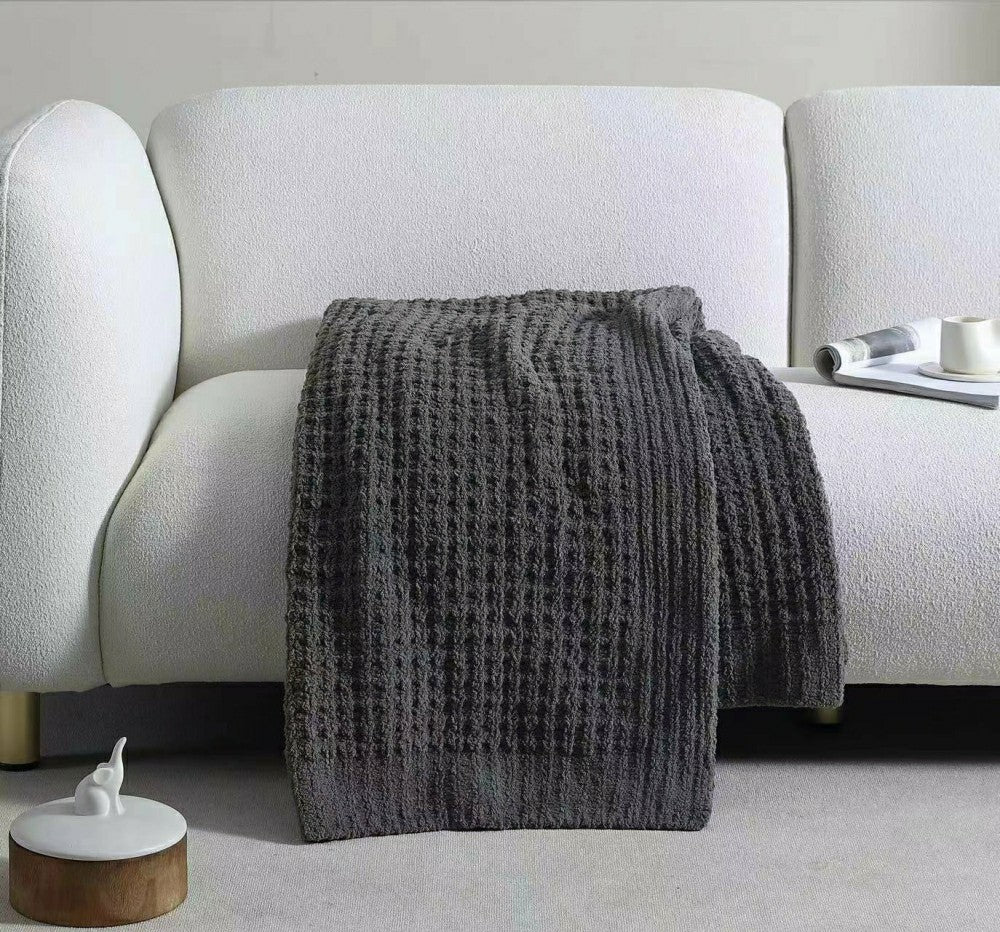 Plow & Hearth Waffle Lightweight Throw