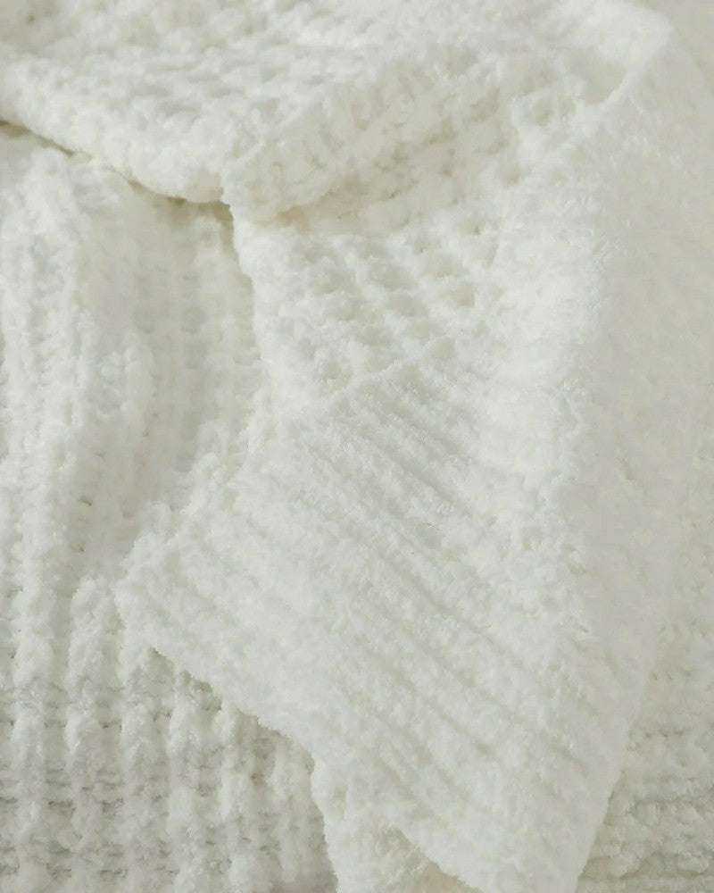 Plow & Hearth Waffle Lightweight Throw