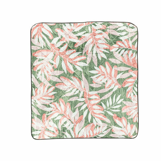 Plow & Hearth Bethany Leaf Fold-Up Blanket Tote