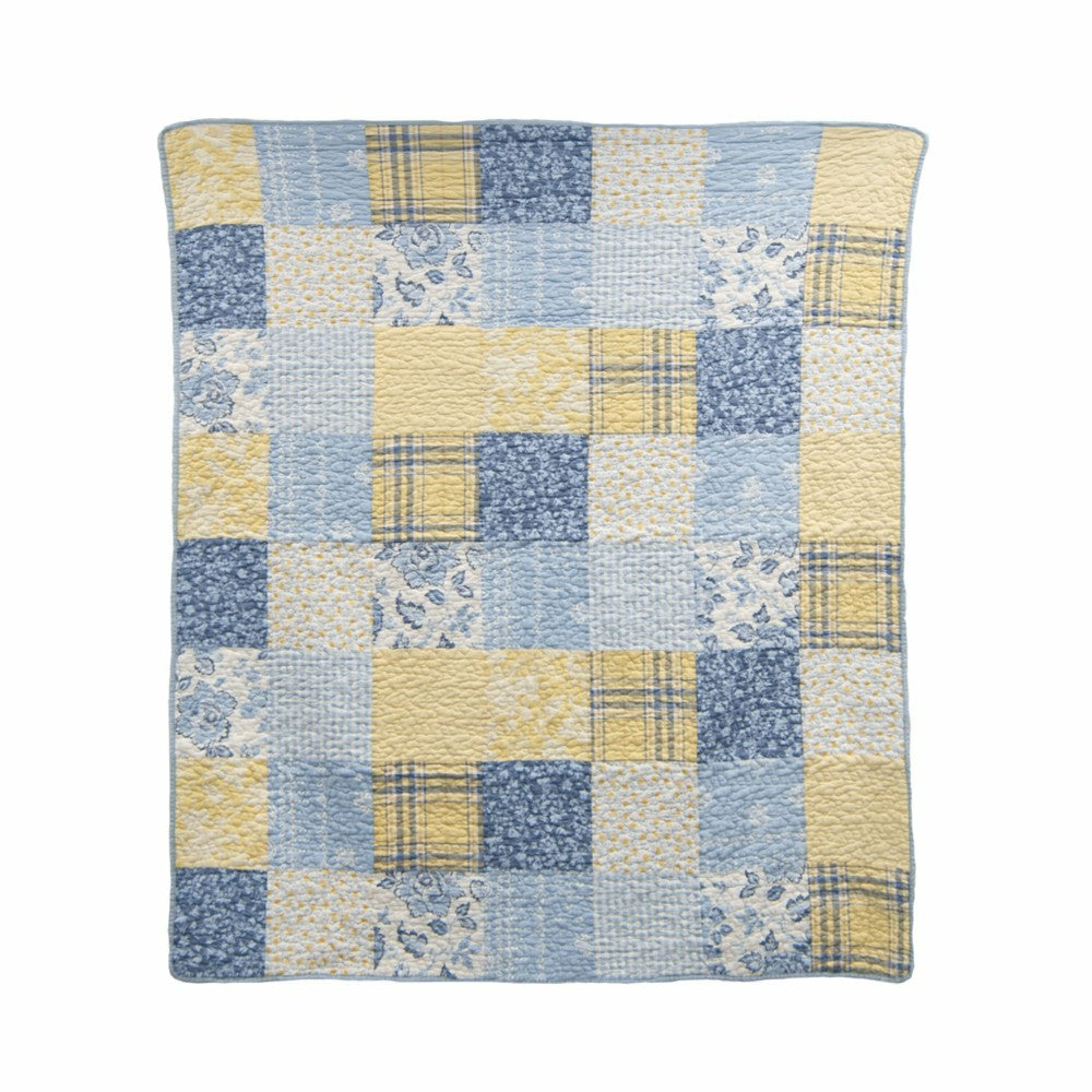 Plow & Hearth Spring Flowers Throw