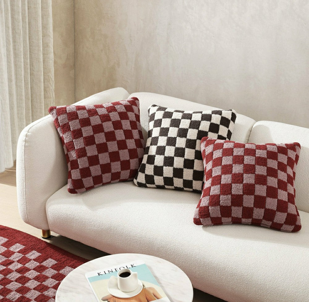 Plow & Hearth Checkerboard Throw