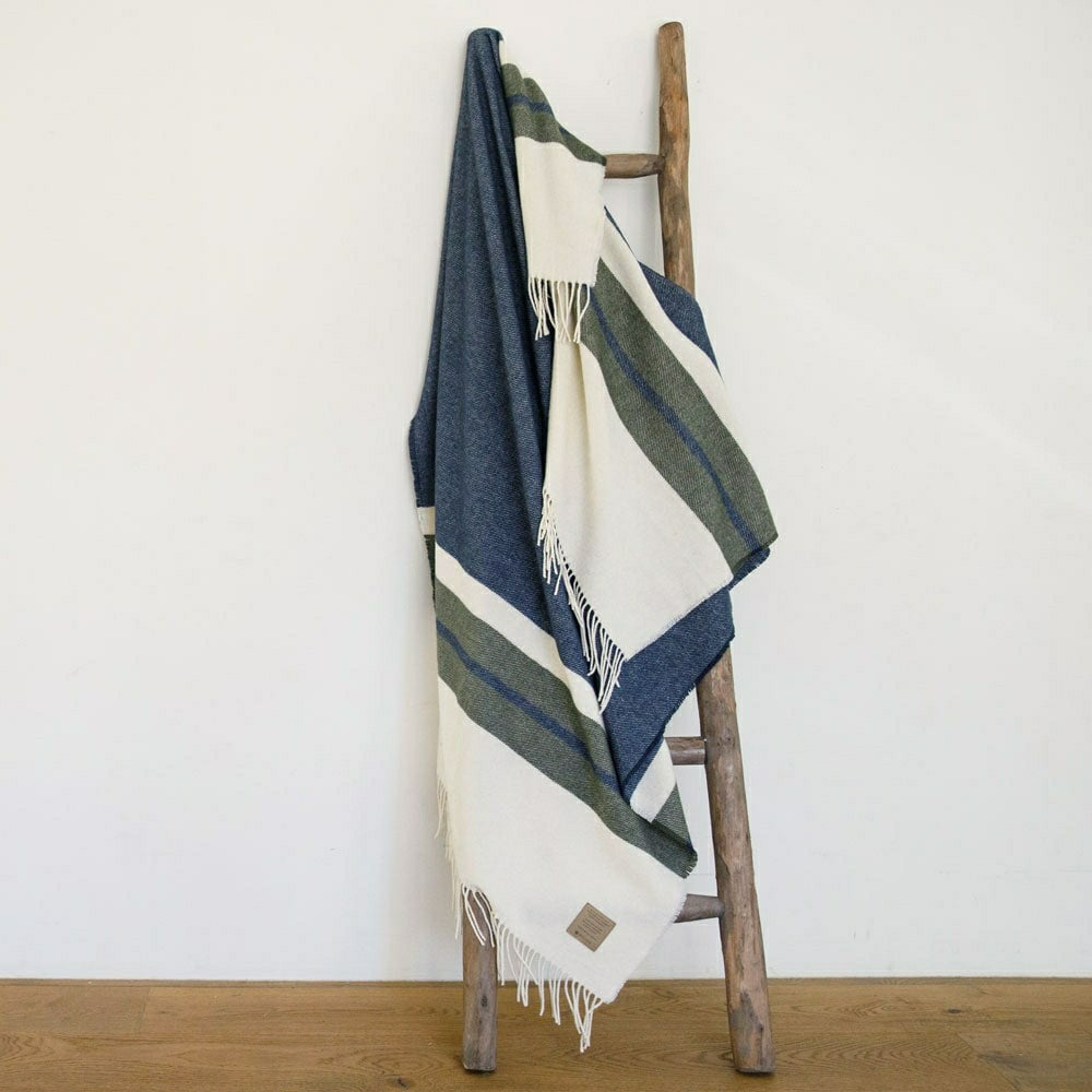 Plow & Hearth Peace Mother Earth Lambswool Blanket, 48” x 72”