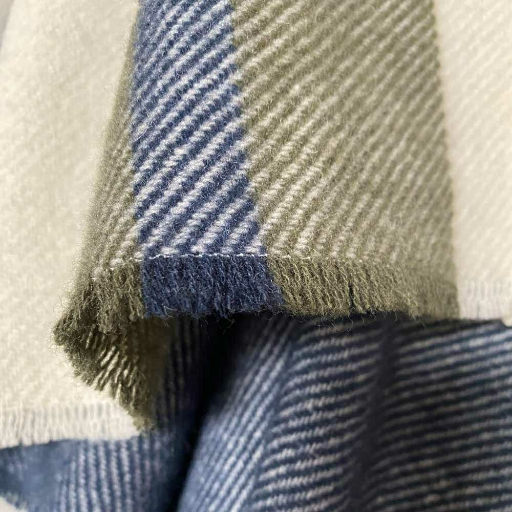 Plow & Hearth Peace Mother Earth Lambswool Blanket, 48” x 72”