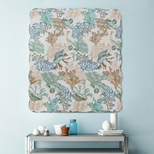 Plow & Hearth Atlantis Jade Throw