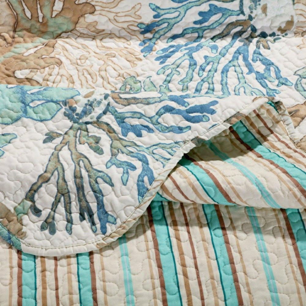 Plow & Hearth Atlantis Jade Throw