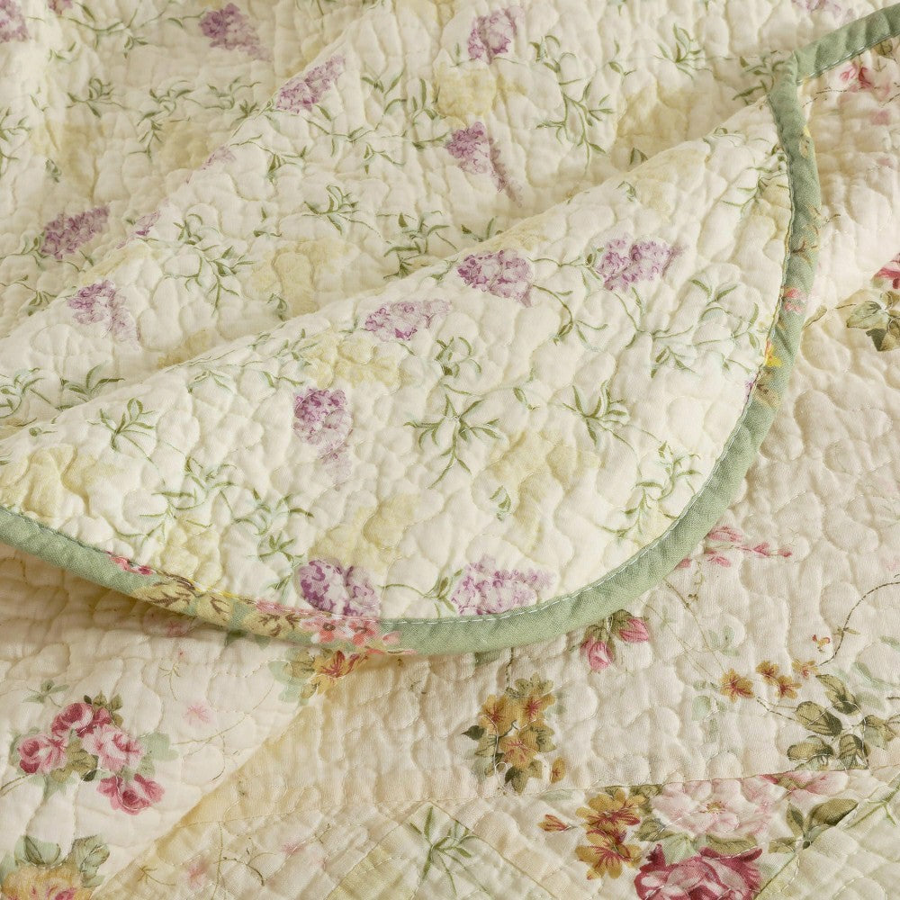 Plow & Hearth Dorothy Quilted Bedding Set, 50"L x 60"W Throw