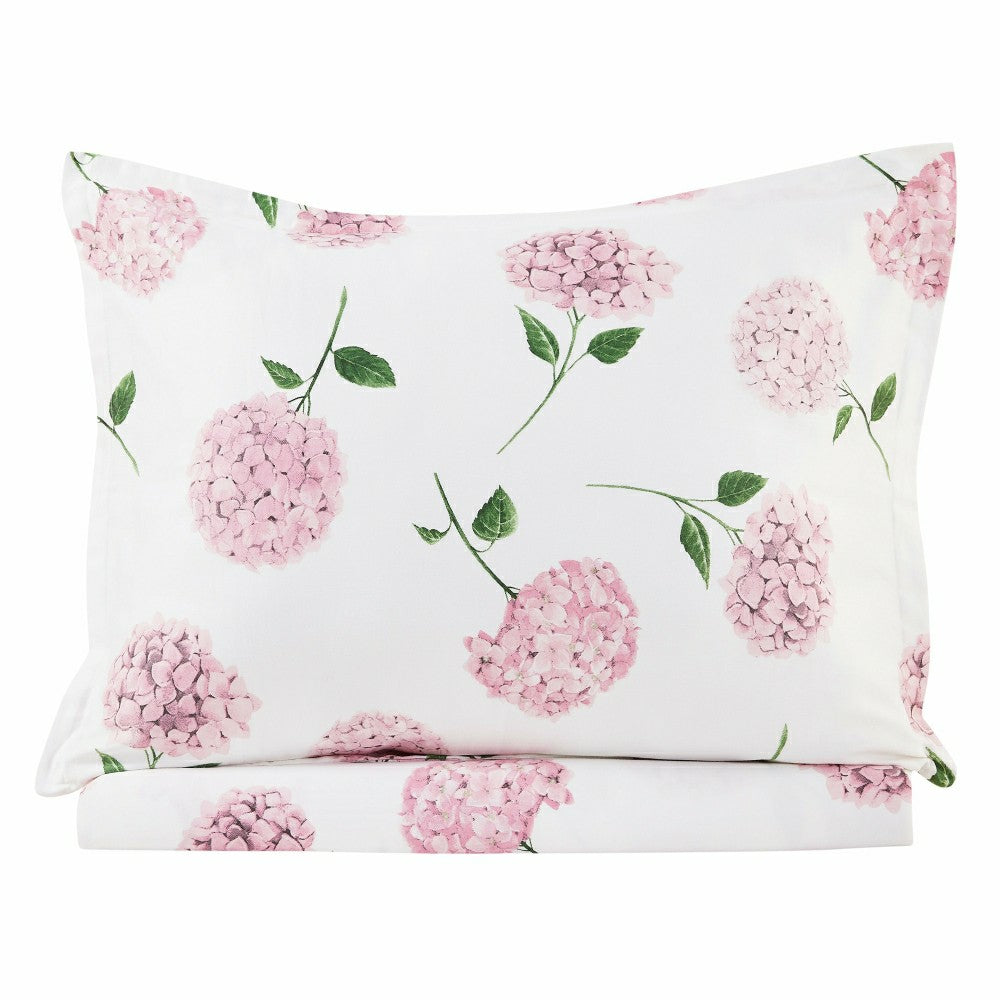 Plow & Hearth Hydrangea Printed Duvet Set