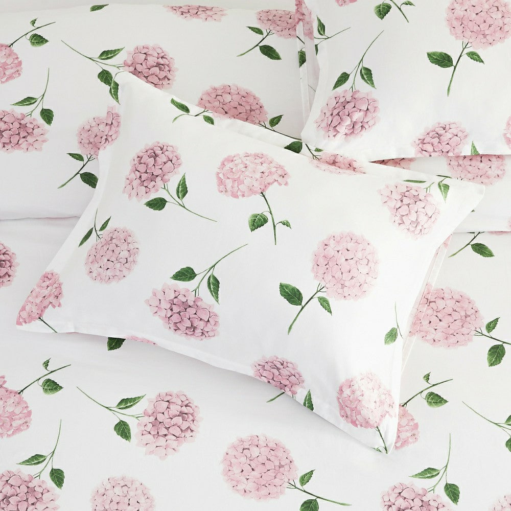 Plow & Hearth Hydrangea Printed Duvet Set