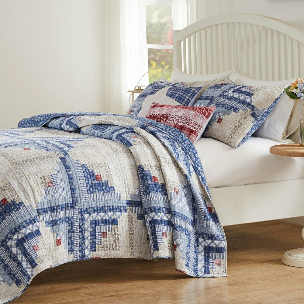 Plow & Hearth Cottage Cabin Reversible Bedding