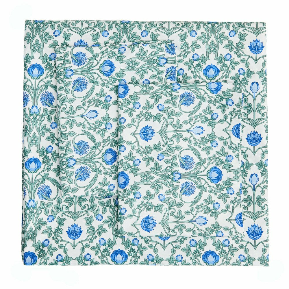Plow & Hearth Arts & Crafts Floral Printed Duvet Set