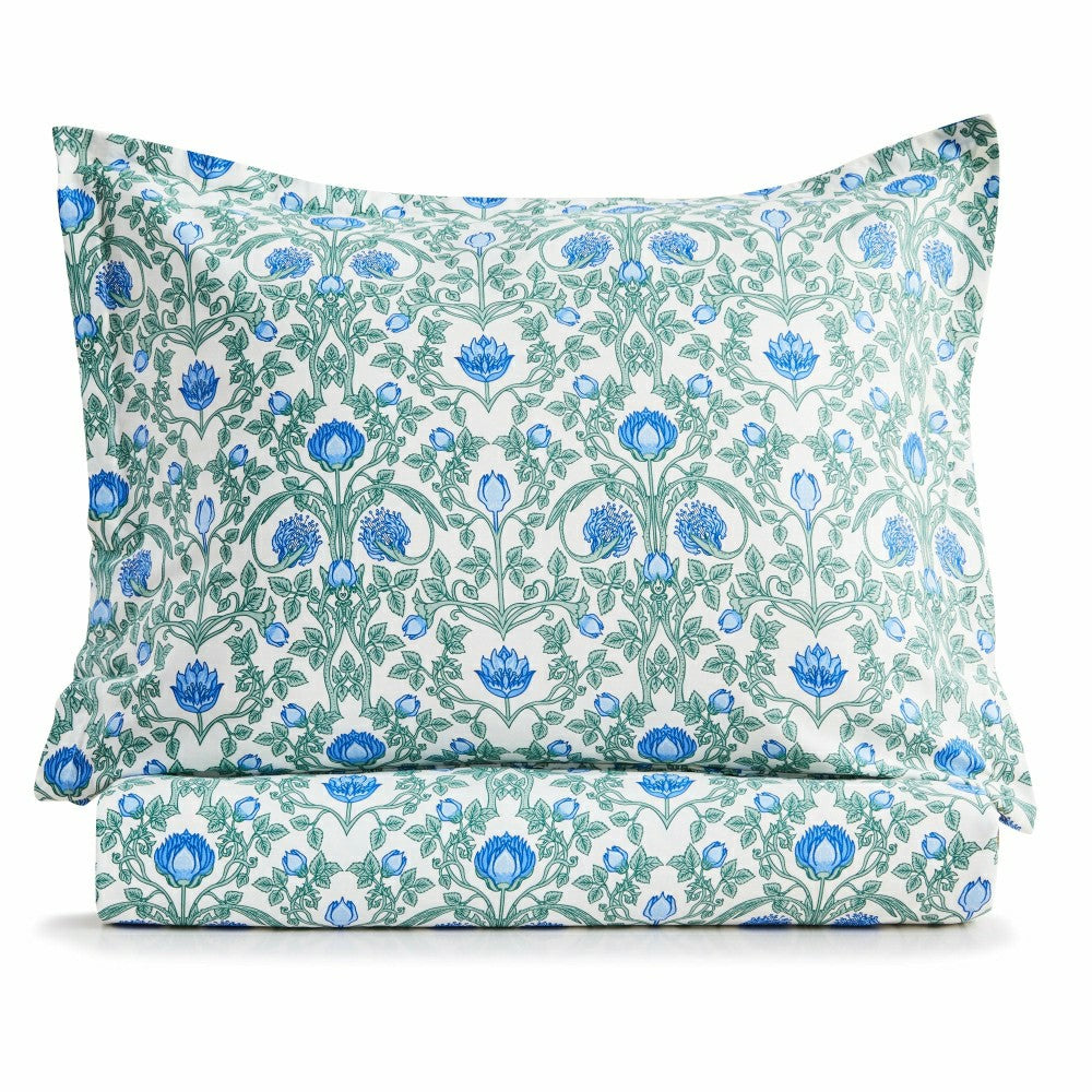 Plow & Hearth Arts & Crafts Floral Printed Duvet Set