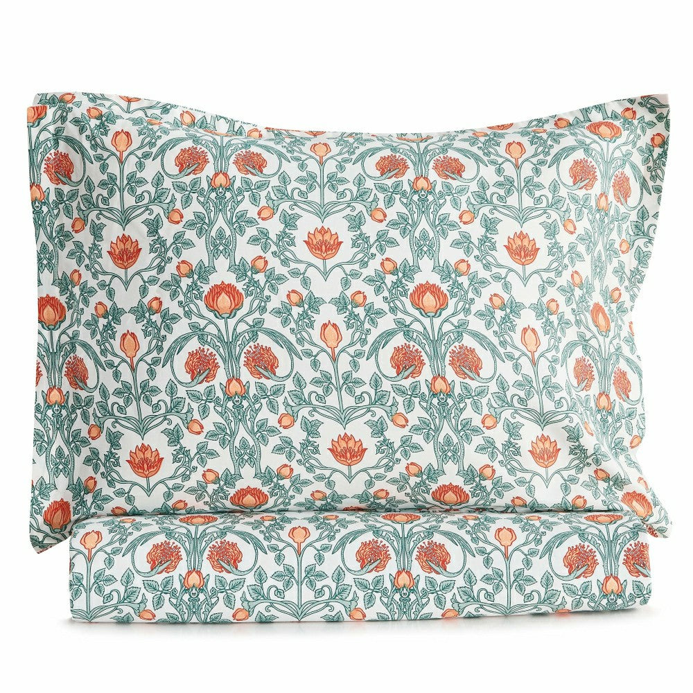 Plow & Hearth Arts & Crafts Floral Printed Duvet Set