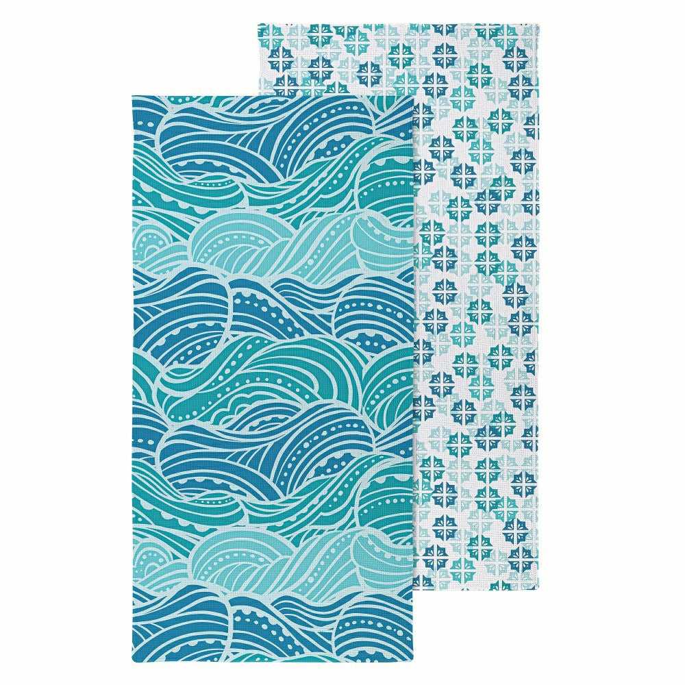 Plow & Hearth Make Waves Quick Dry Towel and Matching Carrying Case, 60" x 30"