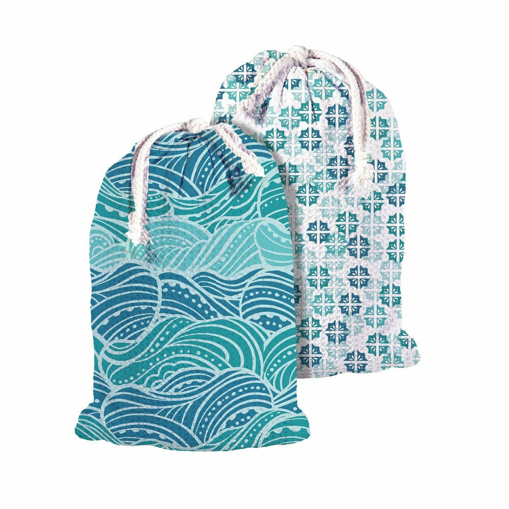 Plow & Hearth Make Waves Quick Dry Towel and Matching Carrying Case, 60" x 30"