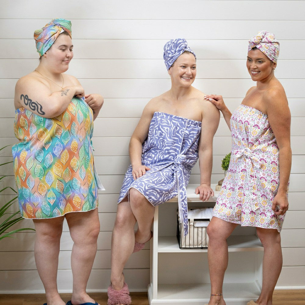 Plow & Hearth Whimsy Nature Quick Dry Body Wrap