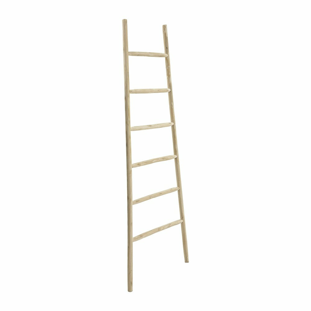 Plow & Hearth Natural Teak Branch Towel Ladder