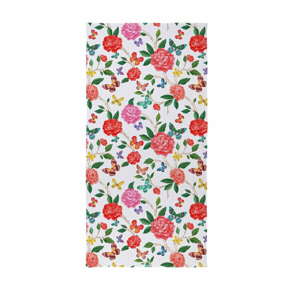 Plow & Hearth Butterfly Toile Quick Dry Towel and Matching Carrying Case, 60" x 30"