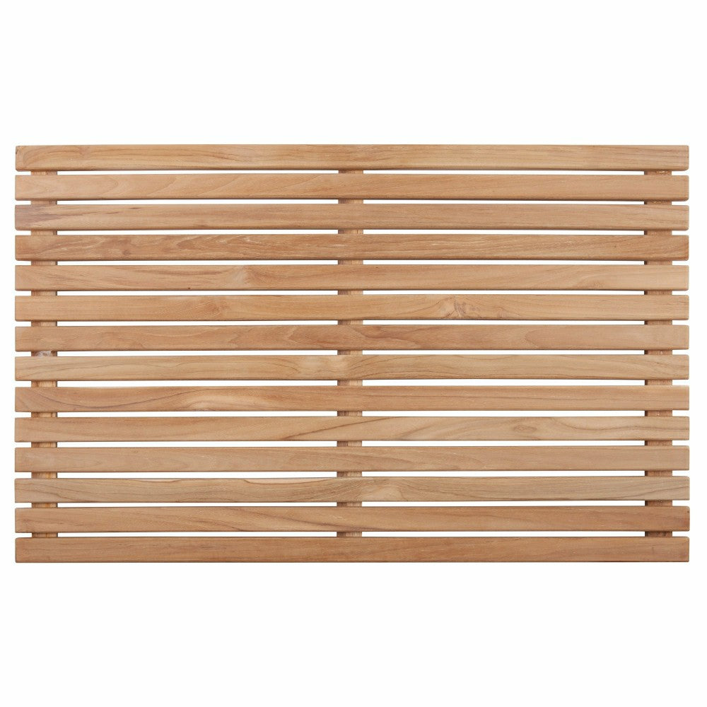 Plow & Hearth Bel Air Indoor/Outdoor Teak Bath Mat