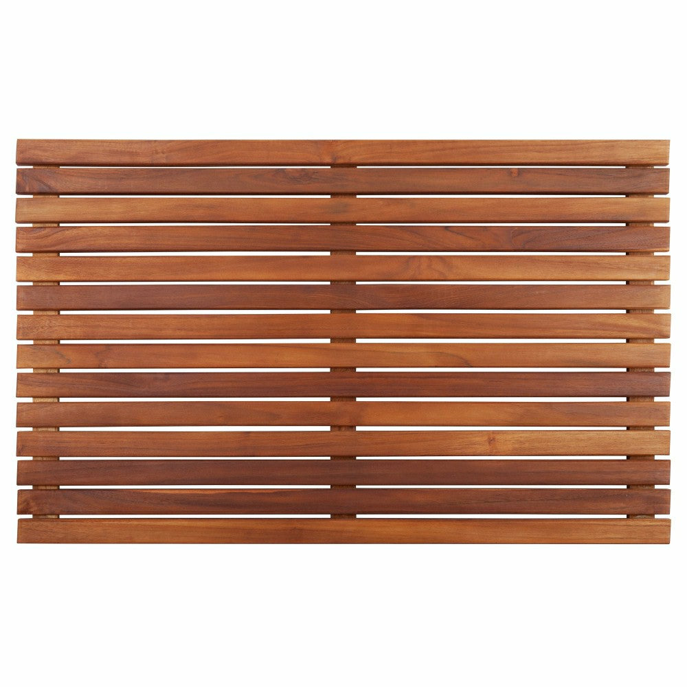 Plow & Hearth Bel Air Indoor/Outdoor Teak Bath Mat