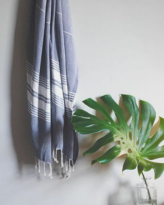 Plow & Hearth Le Boulou Towel - Blue