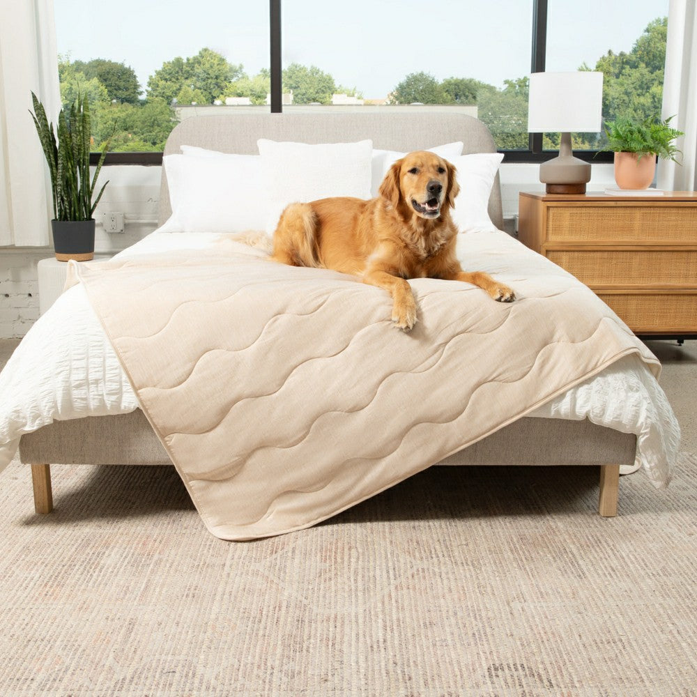 Plow & Hearth PupChill™ Cooling Waterproof Blanket - Arctic Sand